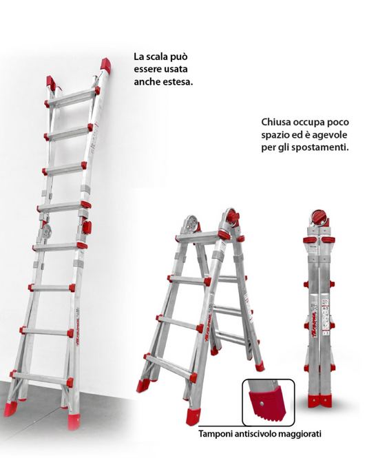Bilancia telescopica professionale in alluminio